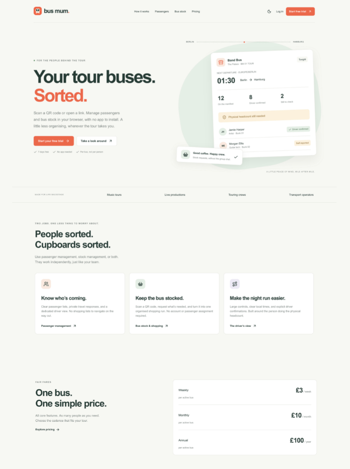 Stock & People Management website design by Webb Design